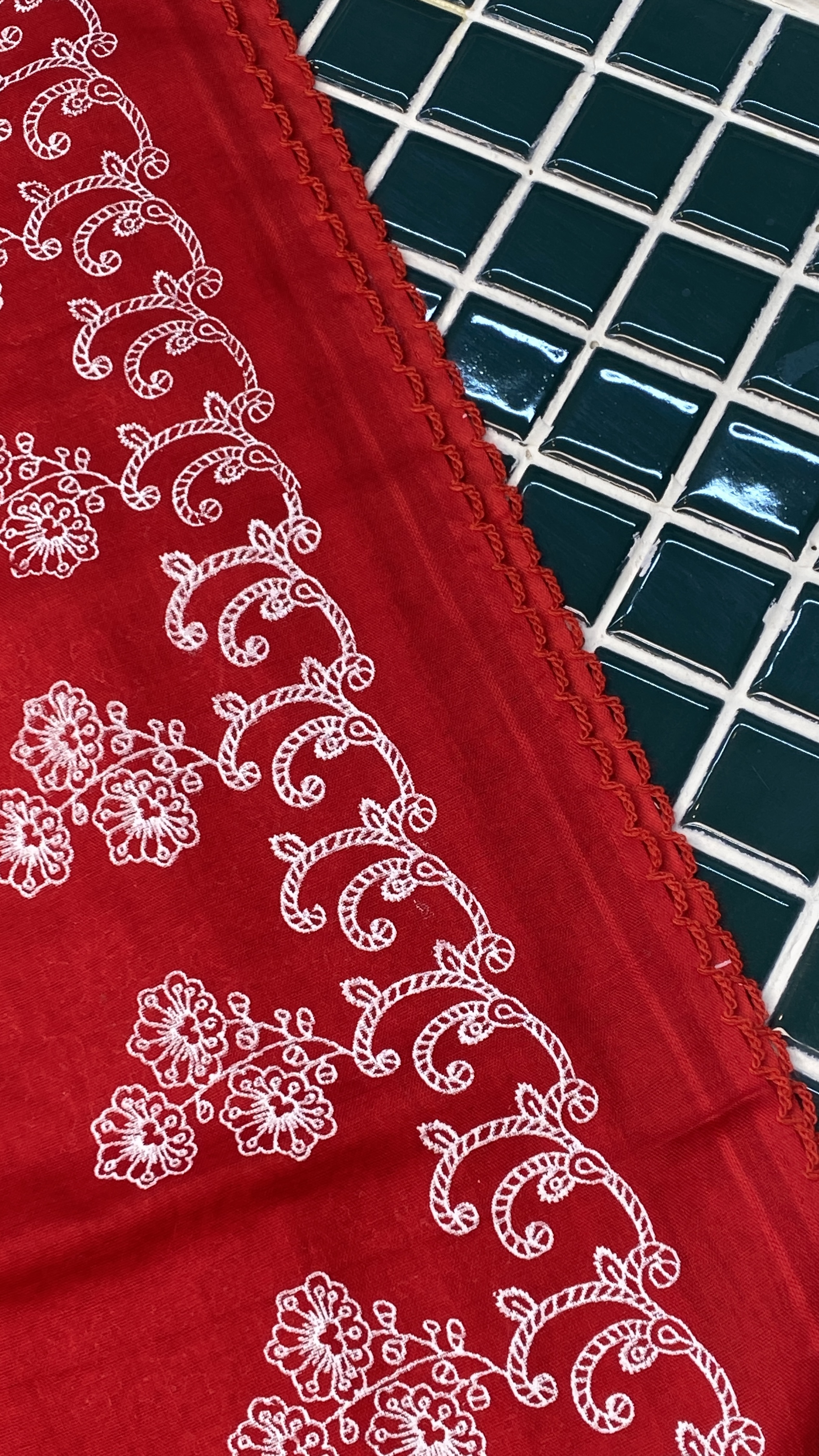 شال هندی وارداتی لبه قریشی